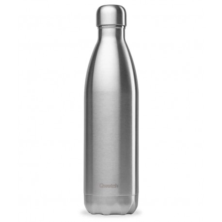Bouteille Nomade Isotherme - Inox - 750ml - Qwetch