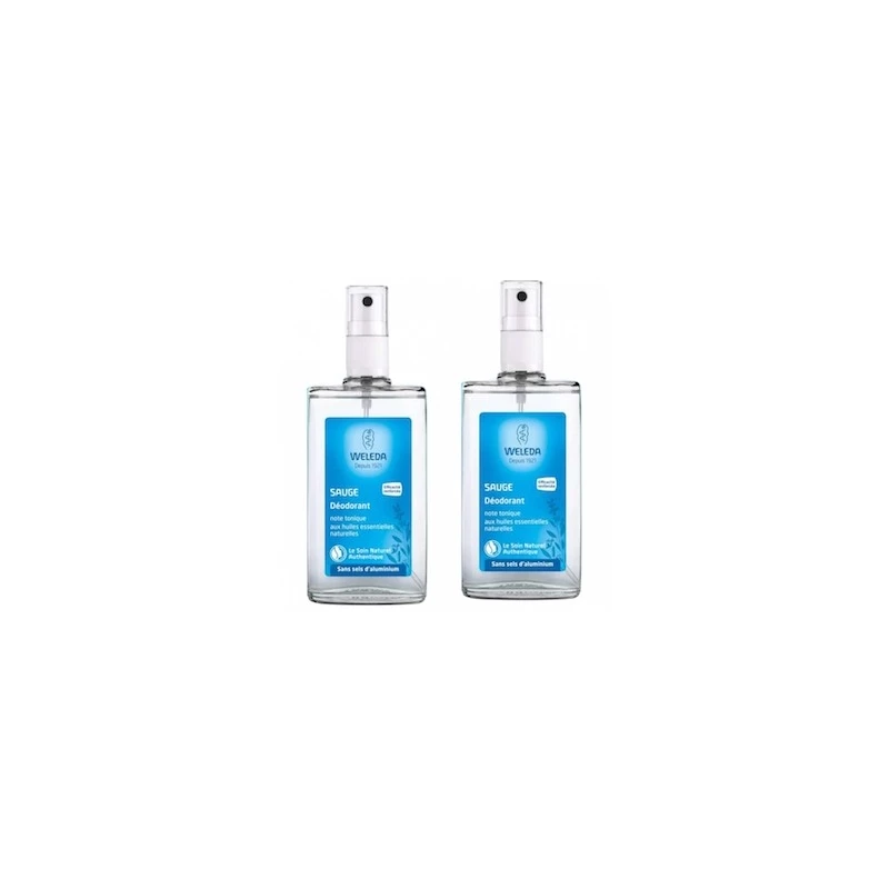 Déodorant Sauge - Le 2ème à -40% - 2x100ml - Weleda