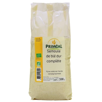 Semoule de Blé dur complète 500g-Priméal