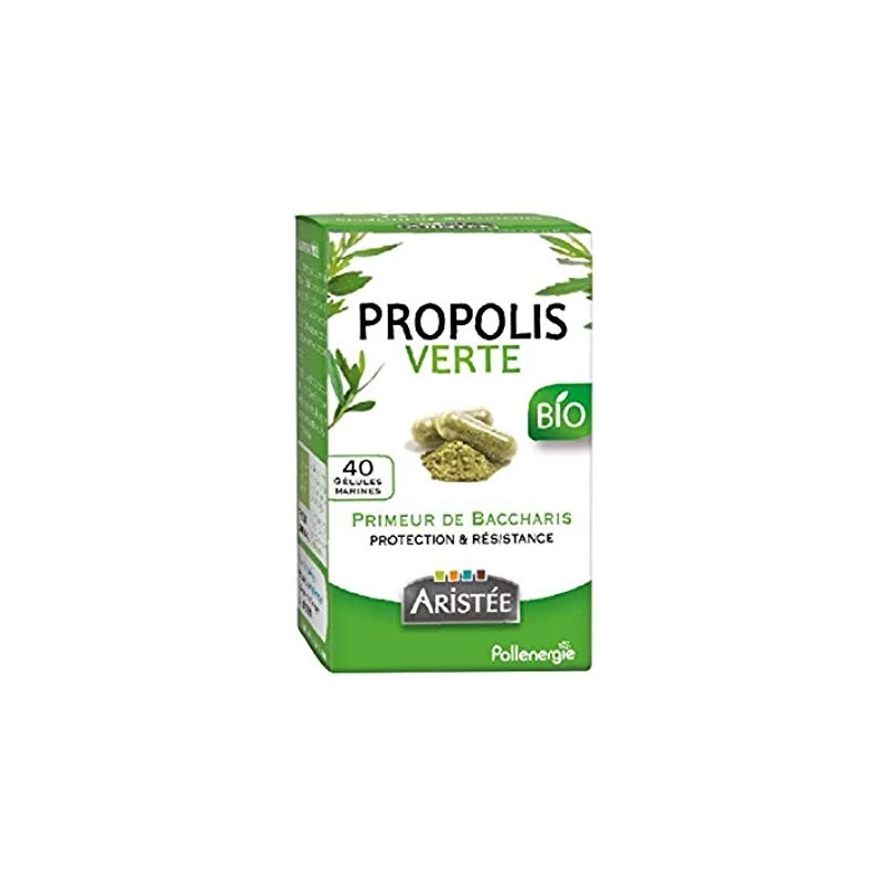 Propolis Verte Bio - 40 Gélules - Pollenergie