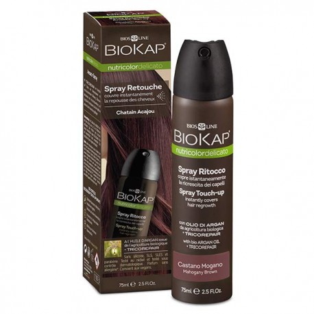 Spray Retouche Chatain Acajou - 75ml - Biokap