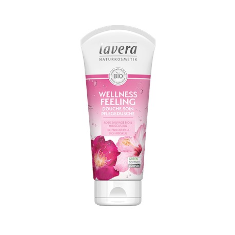 Wellness Feeling Douche Soin Rose et Hibiscus Bio - 200ml - Lavera