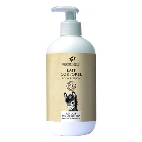 Lait Corporel au Lait d'Ânesse Bio - 500ml - Cosmonaturel