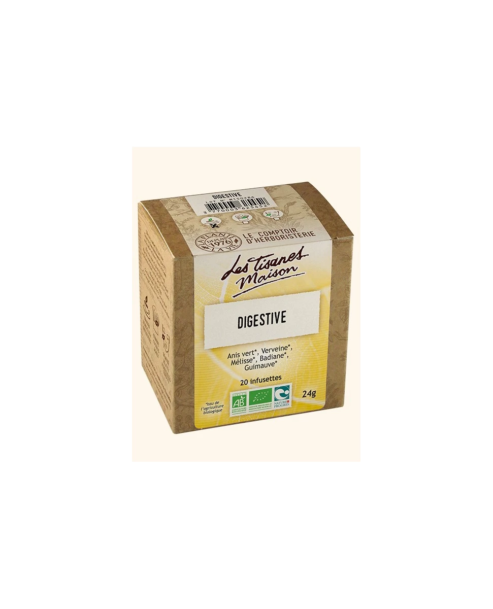 Tisane Digestive - 20 infusettes- Le Comptoir d'Herboristerie