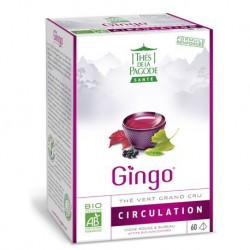 Gingo Thé Vert Grand Cru Circulation - 60 Infusettes - Thé de la Pagode