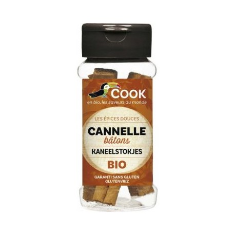Cannelle Bâtons Bio - 12g - Cook