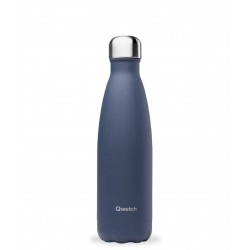 Bouteille Nomade Isotherme - Granite Bleu - 500ml - Qwetch