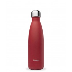 Bouteille Nomade Isotherme - Granite Rouge - 500ml - Qwetch