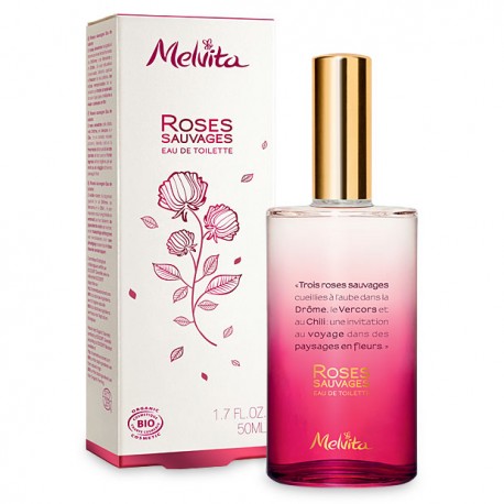 Eau de Toilette Roses Sauvage - 50ml - Melvita