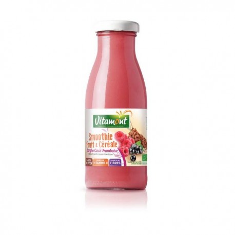 Smoothie Bio Sorgho Cassis Framboise - 25cl - Vitamont