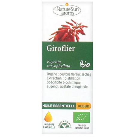 Giroflier Bio - 10ml - NatureSun'Aroms