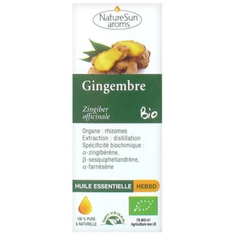 Gingembre Bio - 10ml - NatureSun'Aroms