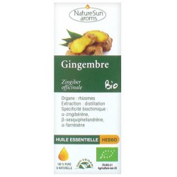 Gingembre Bio - 10ml - NatureSun'Aroms