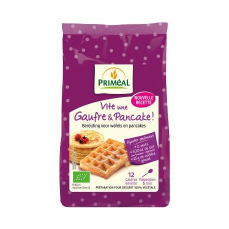 Préparation pour Gaufres et Pancakes 400g-Priméal