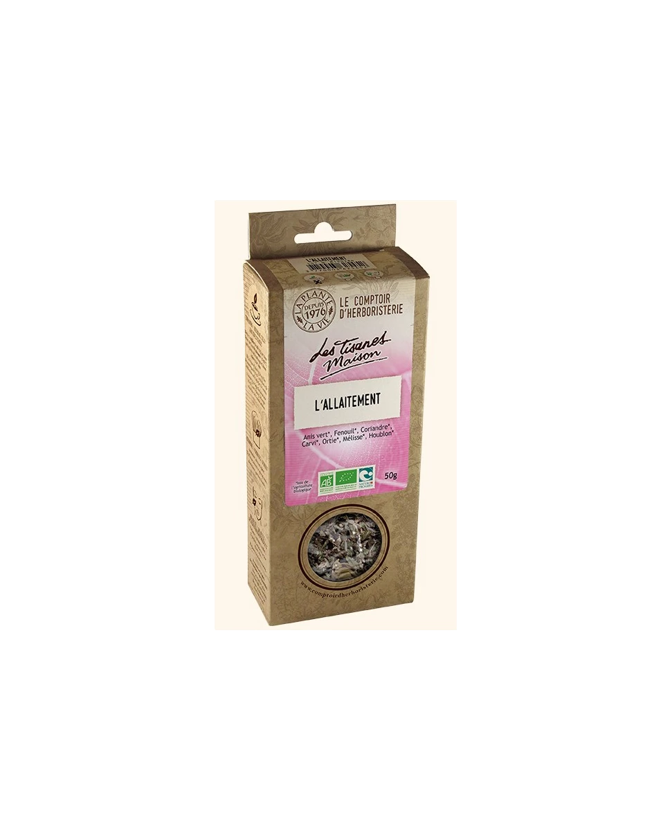 Tisane Allaitement - 50g- Le Comptoir d'Herboristerie