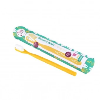 Brosse à Dents Souple Jaune - Lamazuna