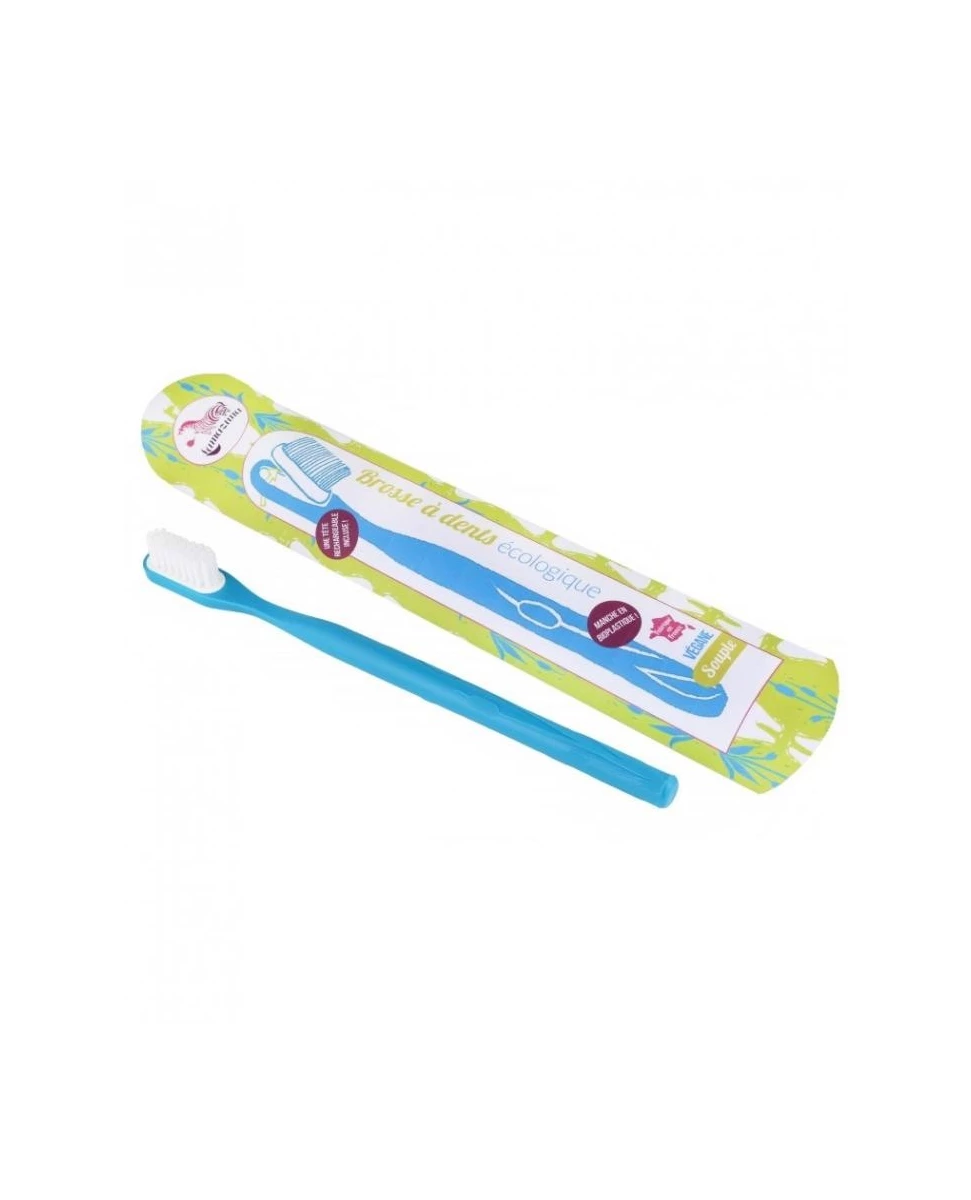 Brosse à Dents Souple Bleu Turquoise - Lamazuna