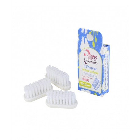 Têtes pour Brosse à Dents Medium - 3 Pièces - Lamazuna