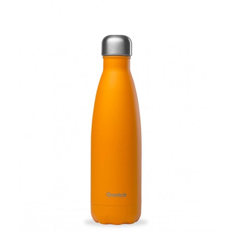 Bouteille Nomade Isotherme - Pop Orange - 500ml - Qwetch