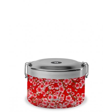 Boite Bento Isotherme - Flower Rouge - Qwetch