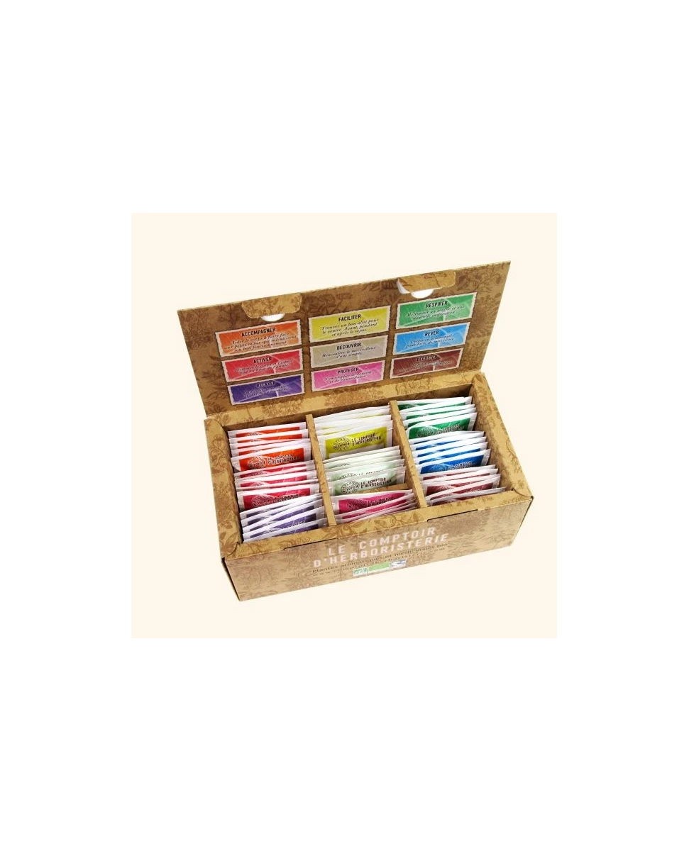 Coffret d'Infusettes Bio Bien-être - 45 Infusettes - Le Comptoir d'Herboristerie