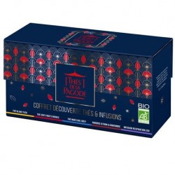 Coffret Découverte Thés et Infusions Bio - 5x5 Sachets - Thés de la Pagode