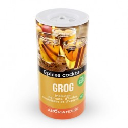 Grog Mélange de Fruits, d'Huiles Essentielles et d'Epices Bio - 100g - Aromandise