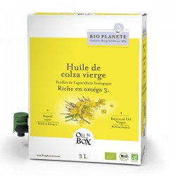 Huile de Colza Vierge Bio - 3 Litres - Bio Planète