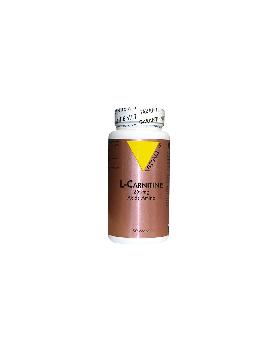 L-Carnitine 250mg - 50 Gélules - Vit'All+