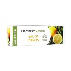 Dentifrice Apaisant Sauge Citron - 50ml - Aquasilice