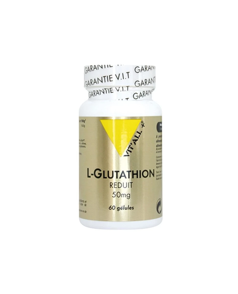 L-Glutathion Réduit 50mg - 60 Gélules - Vit'All+