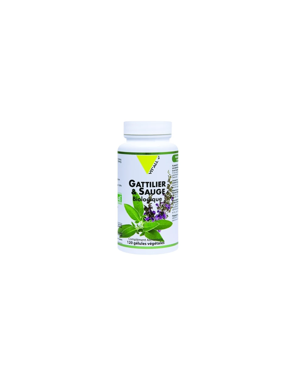 Gattilier & Sauge Bio - 120 Gélules - Vit'All+
