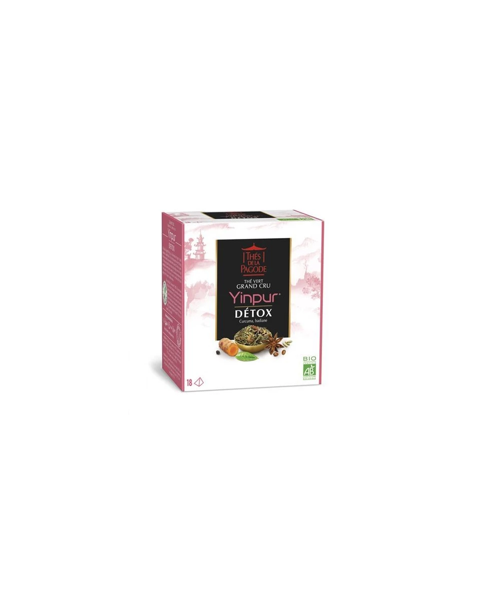Yinpur Detox - 18 Sachets - Thés de la Pagode