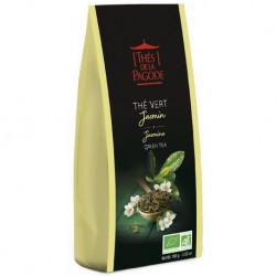 Thé Vert Jasmin Bio - 100g - Les Thés de la Pagode