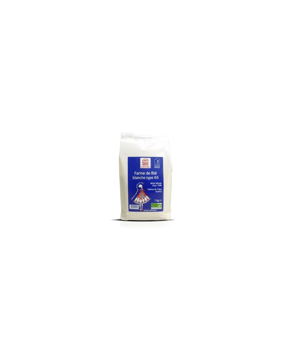 Farine de Blé blanche Type 65, Celnat, 1kg
