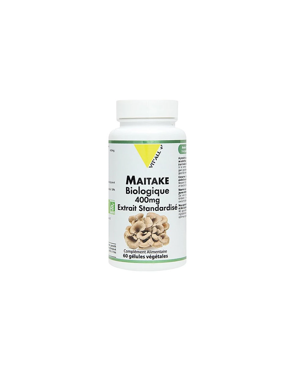 Maitake Bio 400mg - 60 Gélules - Vit'All+
