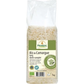 Riz Long Demi-complet de Camargue 1kg-Priméal