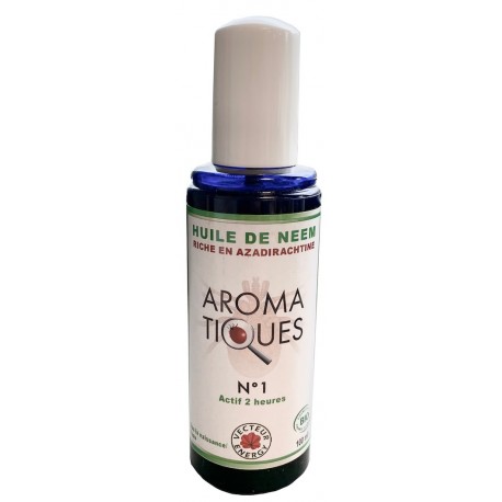 Aroma-Tiques n°1 Huile de Neem Bio - 100ml - Vecteur Energy