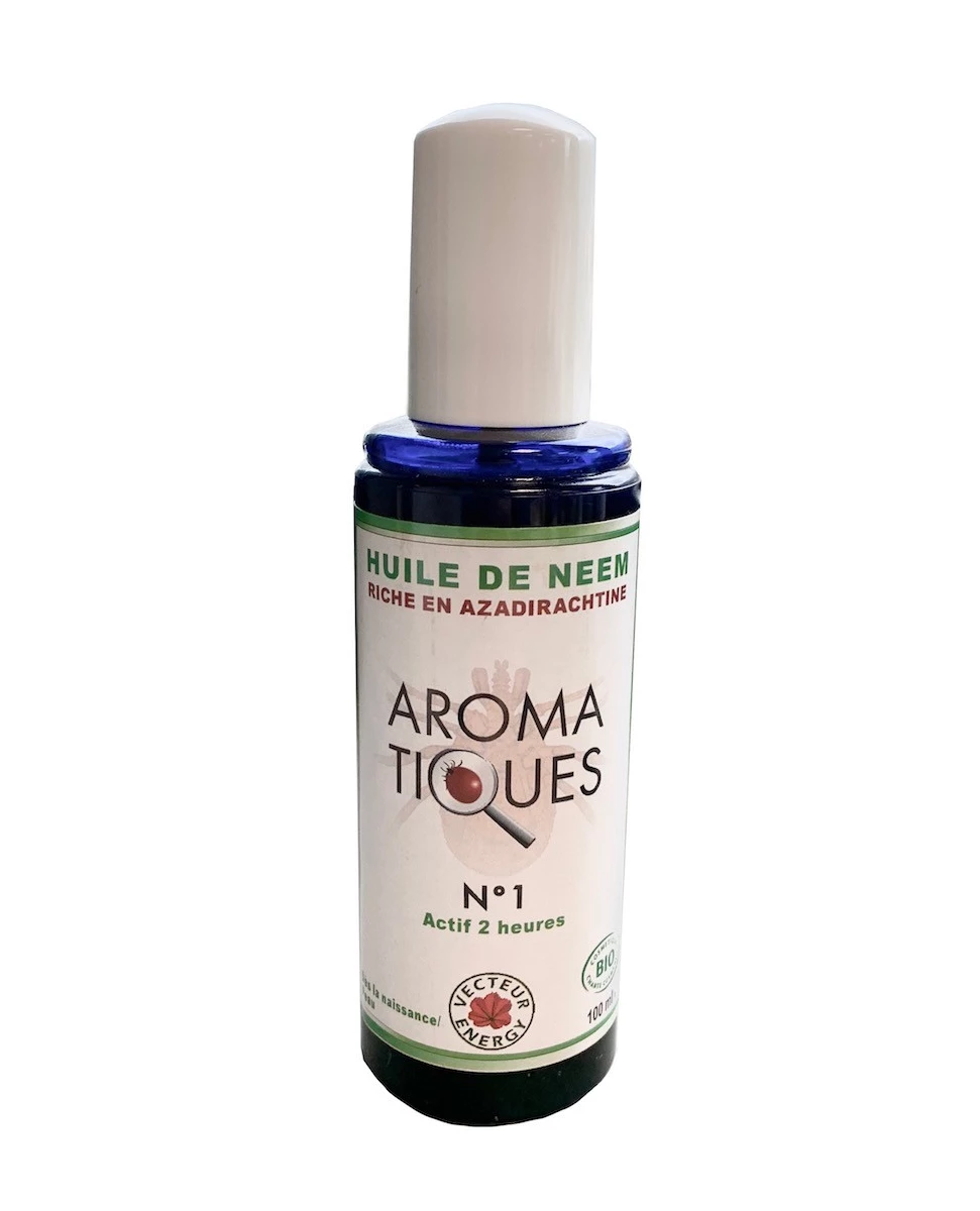 Aroma-Tiques n°1 Huile de Neem Bio - 100ml - Vecteur Energy