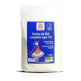 Farine de Blé complète type 110, Celnat, 1kg