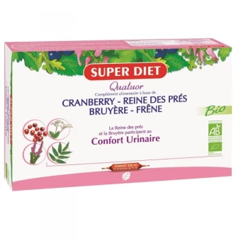 Cranberry Reine des Pré Bruyere Frene Bio - Ampoules -SuperDiet