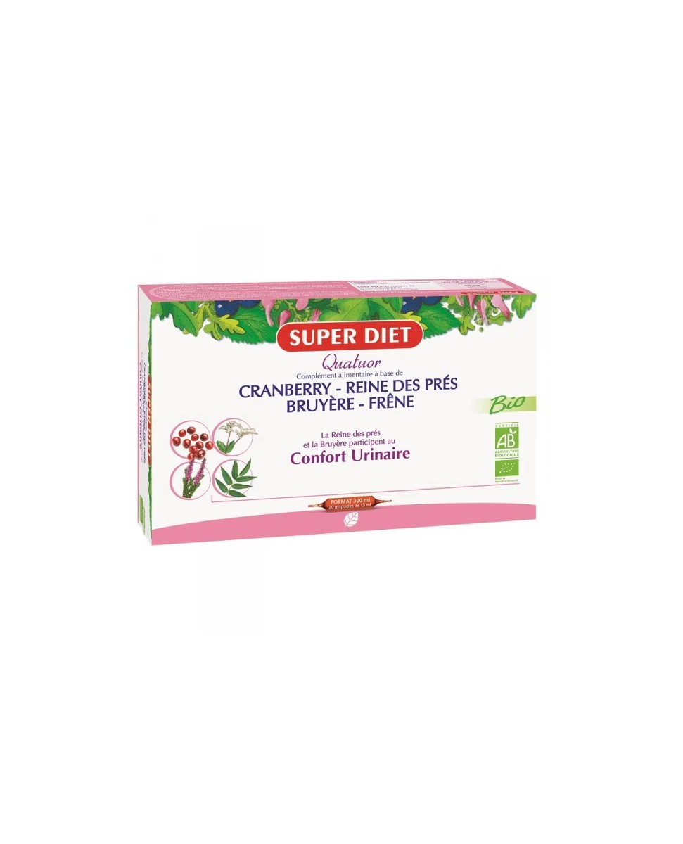 Cranberry Reine des Pré Bruyere Frene Bio - Ampoules -SuperDiet