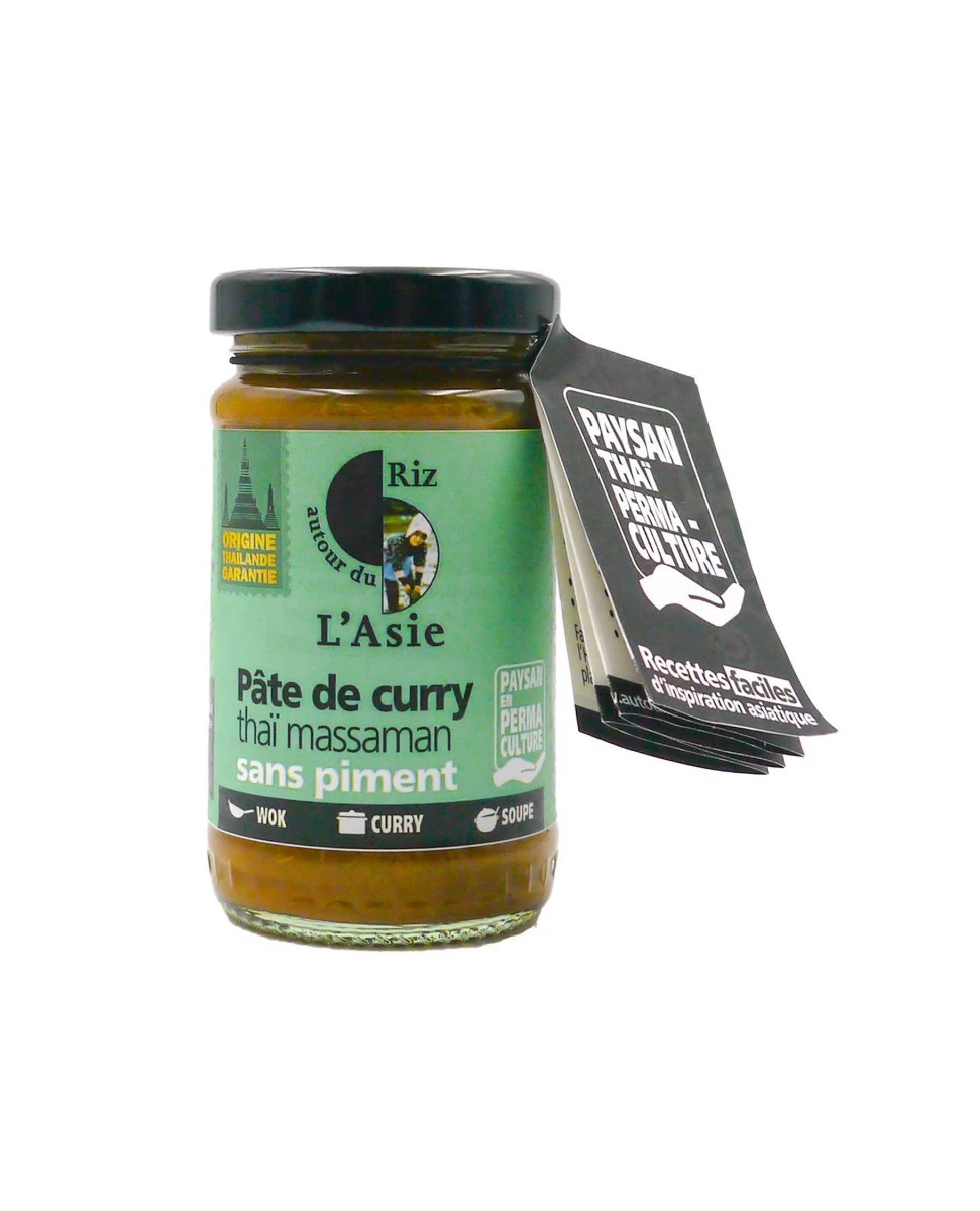 Pâte de Curry Thaï Massaman - 100g - Autour du riz