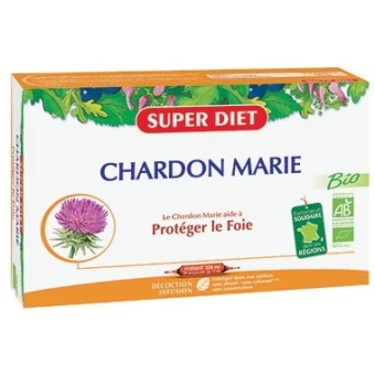 Chardon Marie Bio - Ampoules -SuperDiet