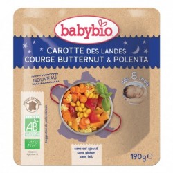 Sachet Carotte Butternut & Polenta - 190g - Babybio