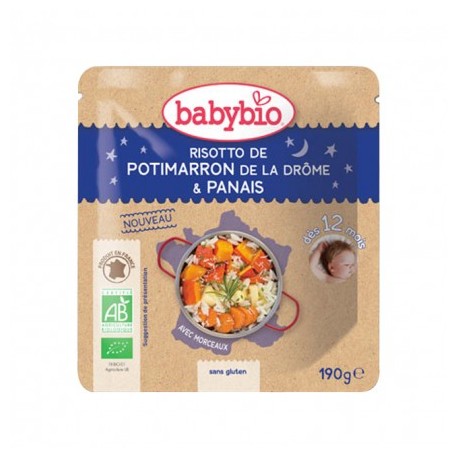 Sachet Risotto Potimarron & Panais - 190g - Babybio