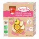 Gourde Pomme Orange Banane - 4x90g - Babybio