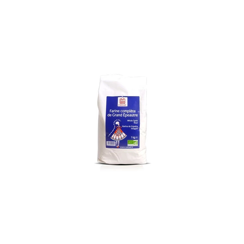 Farine complète de Grand Epeautre Bio Celnat 1kg