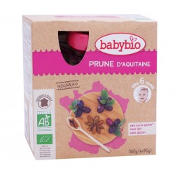 Gourde Prune - 4x90g - Babybio