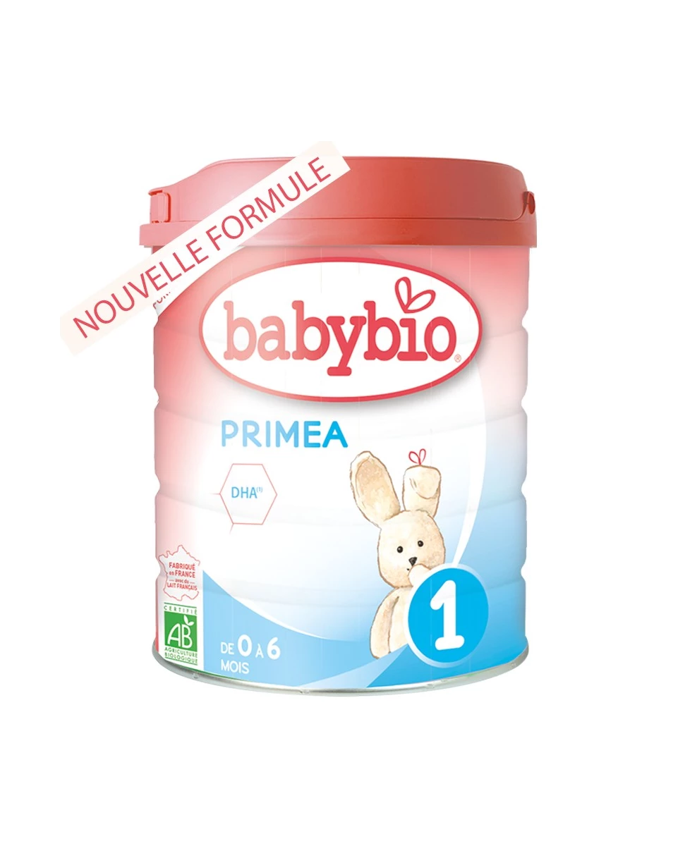 Primea 1 Lait Bio 0 à 6 Mois - 800g - Babybio